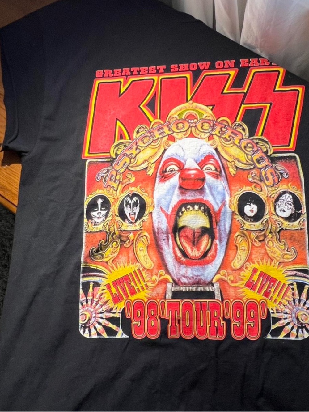 1998 Kiss Greatest Show on Earth Tour Shirt